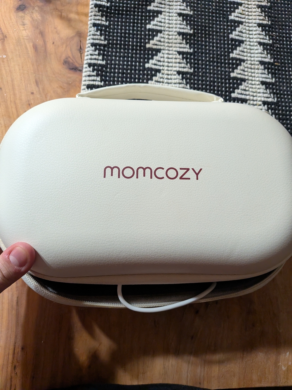 Cream Travel Carry Bag
